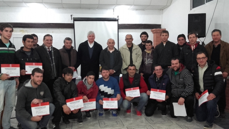 La provincia entregó certificados de capacitación laboral en Humboldt