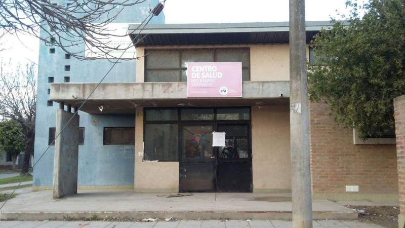 Paro en el Centro de Salud del Bº San Martín