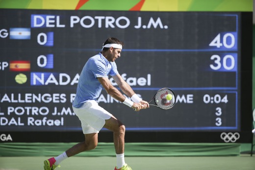 Del Potro se aseguró una medalla en Río, tras vencer a Nadal en un partidazo