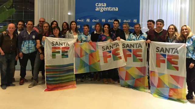 La provincia agasajó a la delegación local que viajó a los JJOO