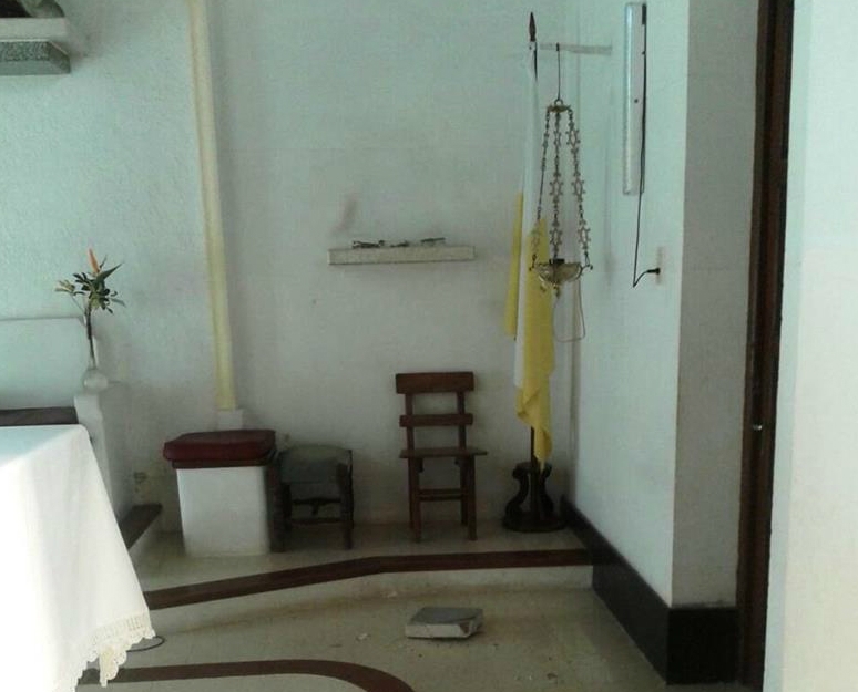 Robos y destrozos en una parroquia de Monte Vera