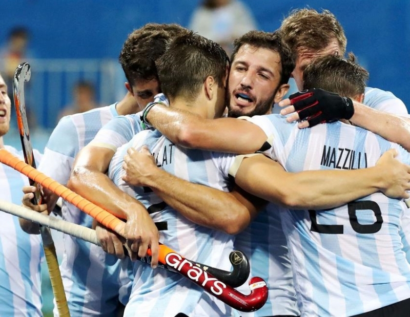 Los Leones se vistieron de oro y vencieron a Bélgica por 4 a 2