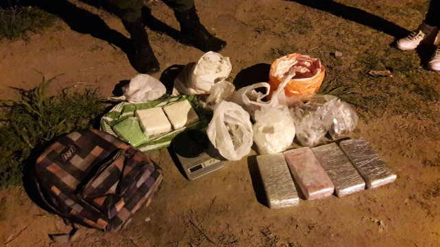 Gendarmería decomisó cocaína, marihuana, sustancia de corte y dinero en efectivo