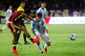 Argentina alcanzó la igualdad ante Venezuela