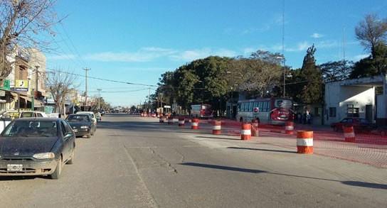 Empezó la tercera etapa de la obra en avenida Blas Parera 