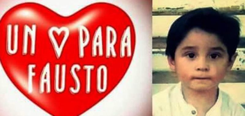 Falleció el pequeño Fausto y su familia donó los órganos