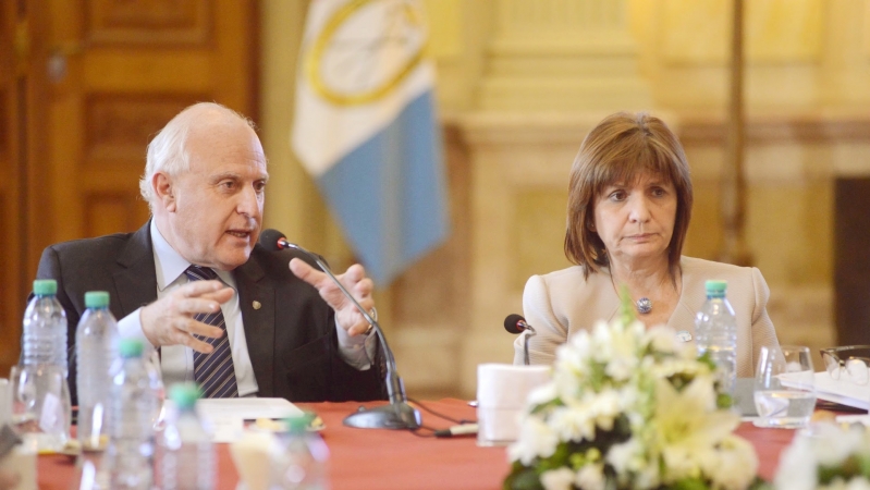 Lifschitz y Bullrich presidieron el Comité de Seguridad