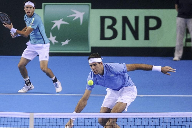 Del Potro y Mayer igualan ante el dobles de Gran Bretaña