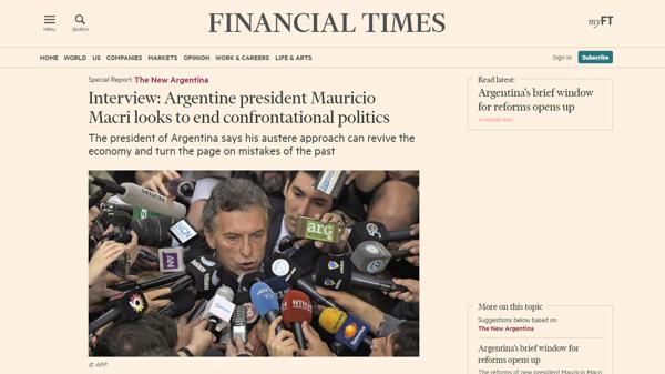 Mauricio Macri aseguró que Venezuela es \