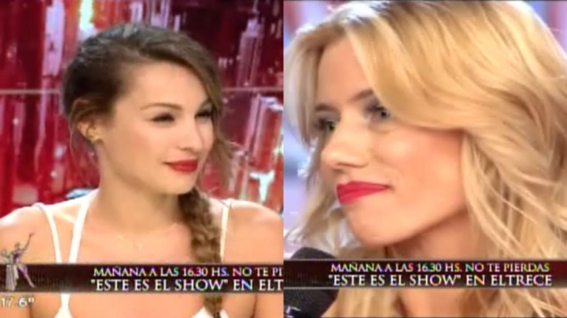 TREMENDO CRUCE ENTRE PAMPITA Y NICOLE NEUMANN