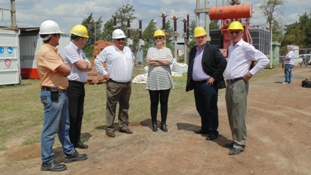 Michlig acompañó a la Secretaria de Energía