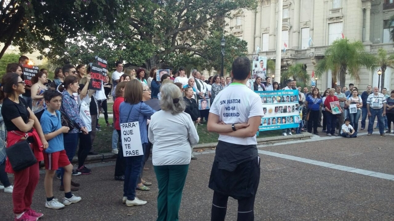 #Para que no te pase: la marcha se replicó en Santa Fe