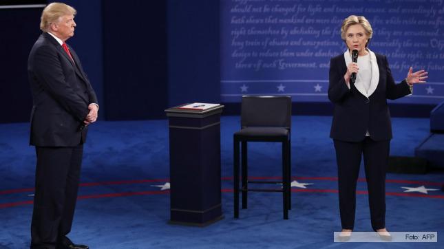 Trump y Clinton se enfrentarán en el último debate presidencial
