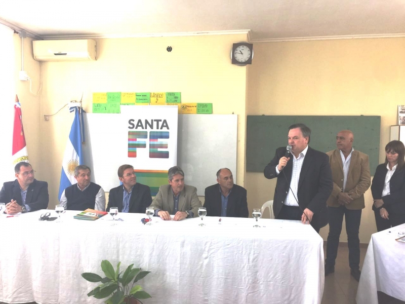 Michlig destacó la importancia de la obra para toda la región 