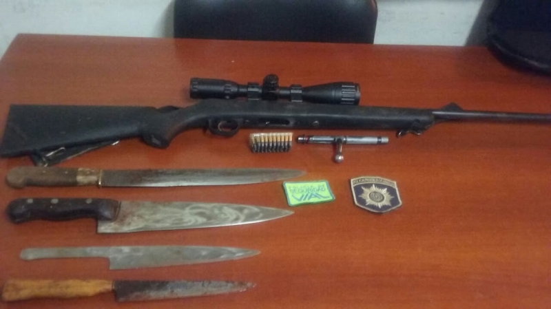 La Policía de Seguridad Vial secuestró armas de fuego