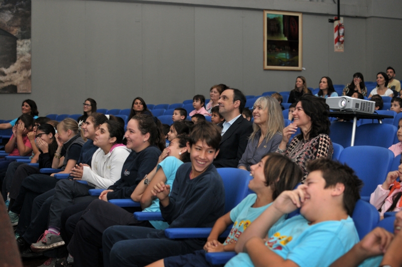 Más de 80 chicos de cuatro jardines presentaron sus cortometrajes