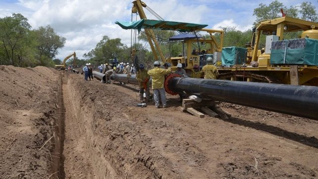 A fines de noviembre quedaría inaugurado un ramal del Gasoducto del NEA