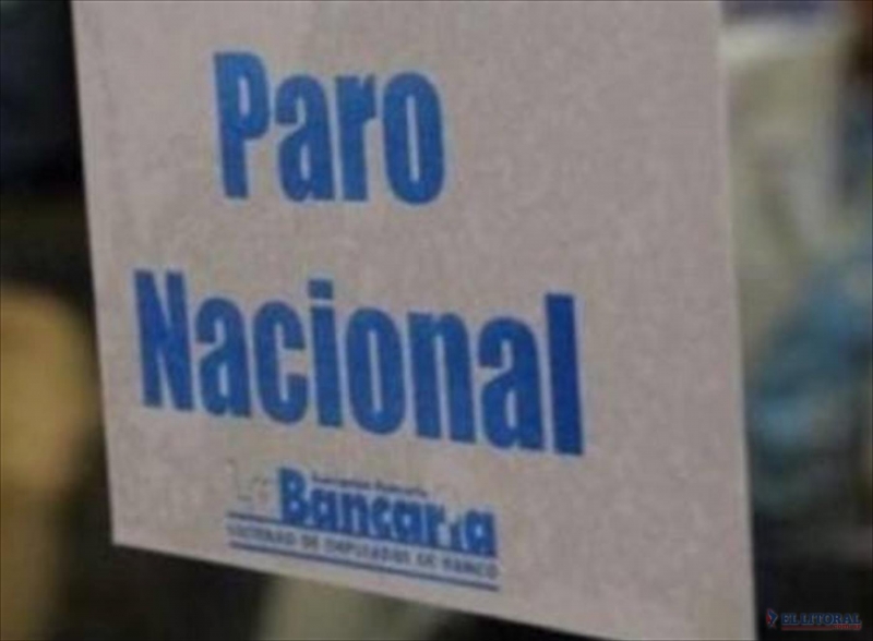Los bancos cumplen un paro de 24 horas