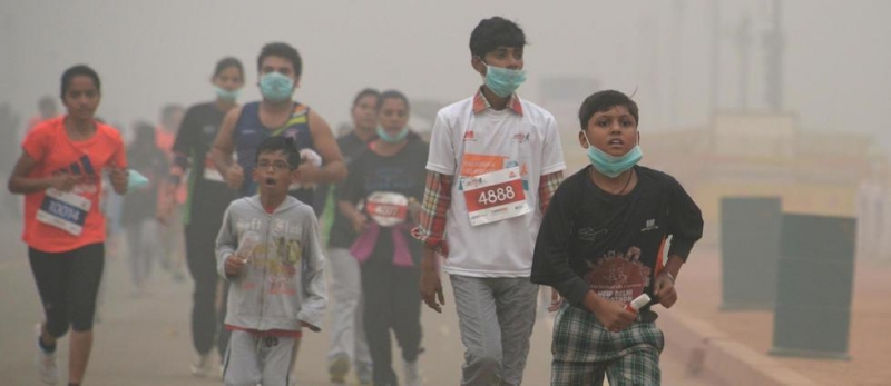Nueva Delhi está en emergencia por la polución