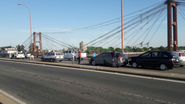 Accidente en puente Oroño