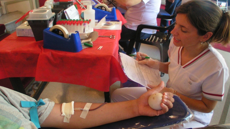 Se conmemora la semana del donante voluntario de sangre