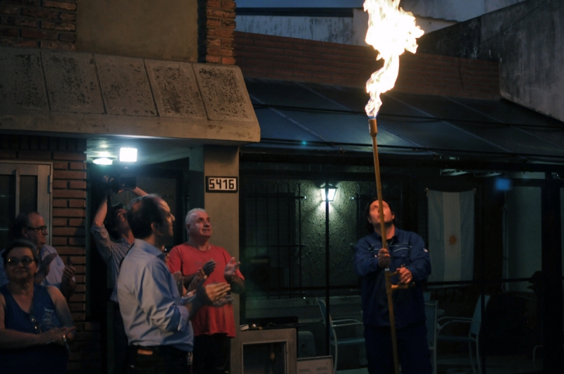 Inauguraron las obras de gas natural