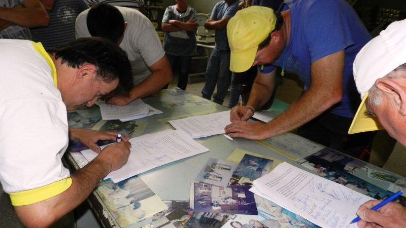 Primer paso para que Galletti sea una cooperativa de trabajo