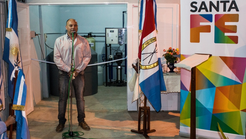La provincia inauguró una planta potabilizadora 