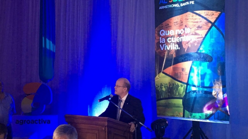 Contigiani participó de la presentación de Agroactiva 2017