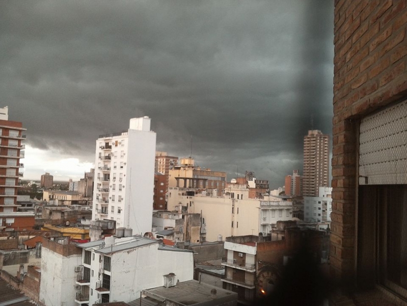 El mal tiempo afectó algunas zonas de la ciudad