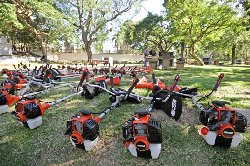 Nuevo equipamiento para mantener playas y parques