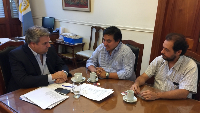 Pablo Farías recibió a Rodrigo Villarreal