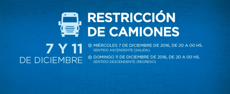 Restricción vehicular para camiones