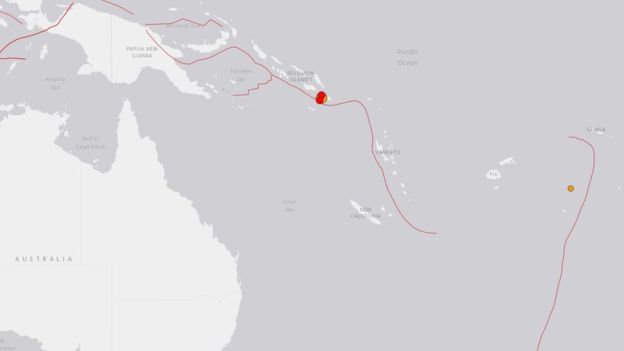 Un terremoto sacudió el Pacífico desde California a las islas Salomón