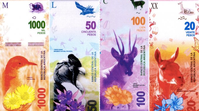 Reemplazarán los billetes con próceres por otros con animales