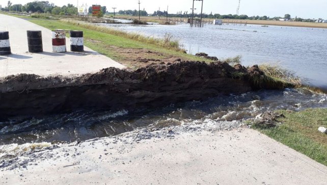 Hay varias rutas cortadas en la provincia