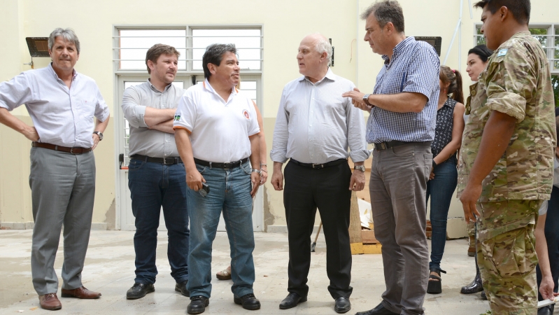 Lifschitz recorrió Rafaela tras el temporal