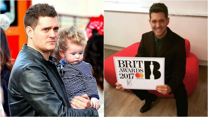 BUBLÉ RENUNCIÓ A LA CONDUCCIÓN DE LOS BRIT PARA ESTAR CON NOAH