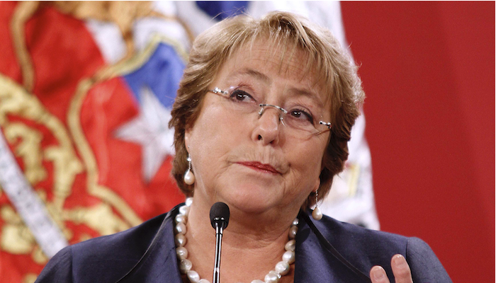 Bachelet ratificó el carácter intencional de los incendios: son 43 los detenidos
