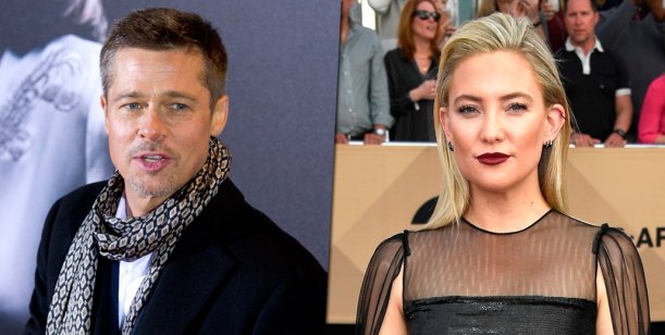 BRAD PITT ESTARÍA VIVIENDO CON LA ACTRIZ KATE HUDSON