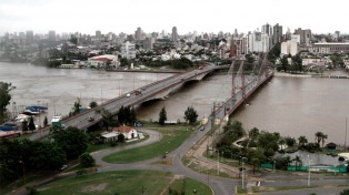 Continúa el descenso de los ríos Paraná y Salado