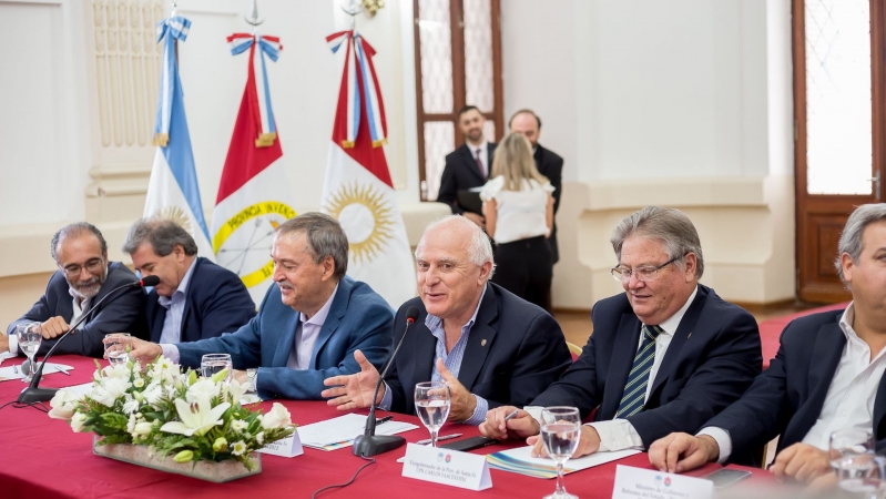 Lifschitz recibió en Santa Fe al gobernador de Córdoba