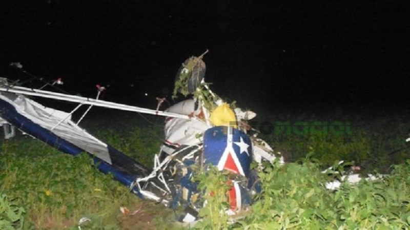 Cayó una avioneta en Oliveros: el piloto se salvó