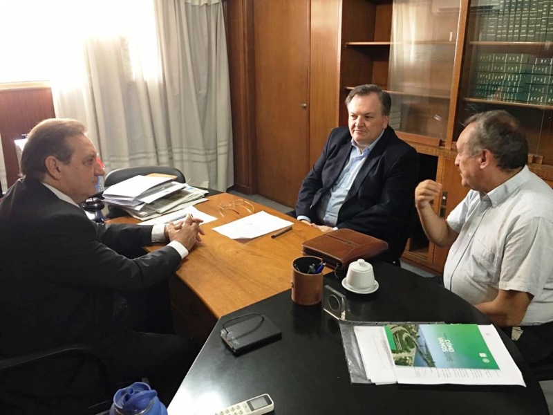 Michlig se reunió con el Ministro de Trabajo de la Provincia
