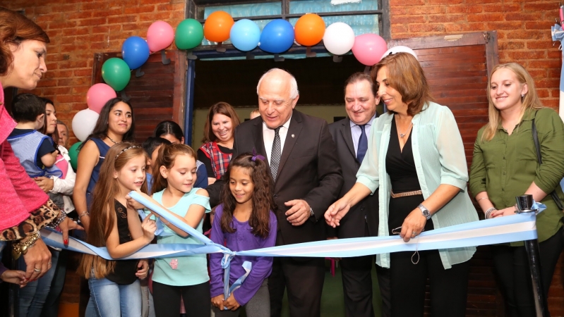Lifschitz inauguró un nuevo centro de cuidado infantil en Puerto Gaboto