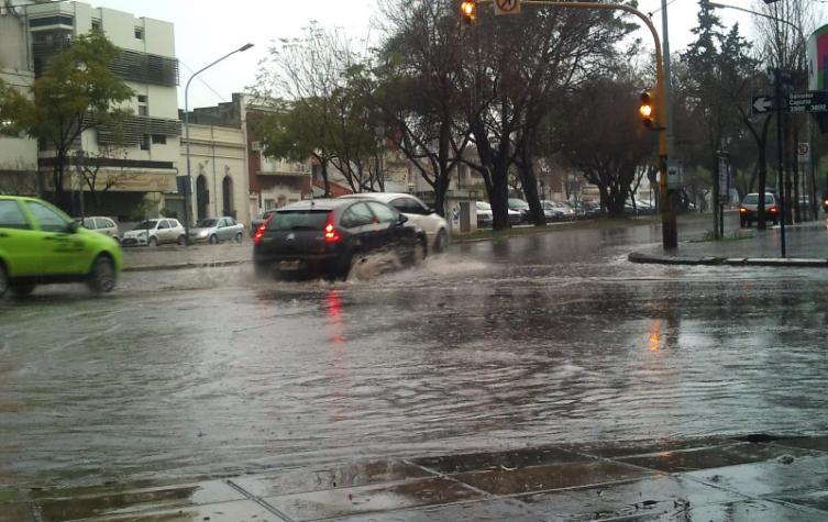 Cayeron más de 40 milímetros en la ciudad