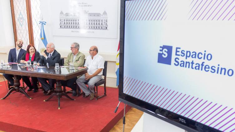 Lifschitz presentó el nuevo sistema de estímulo a la producción cultural de Santa Fe