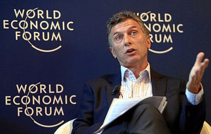 En medio del paro, Macri asiste al Foro Económico Mundial