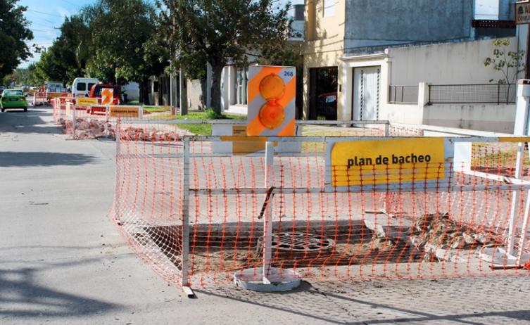 Plan de bacheo: trabajos previstos para el lunes