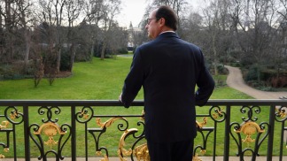 Para Hollande, la campaña electoral 